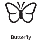 TadBlu: Butterfly Clip-Art