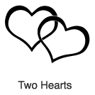 "Clip-Art 1: Two Hearts"