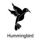 "Clip-Art 2: Hummingbird"