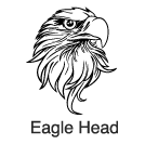 "Clip-Art 2: Eagle Head"