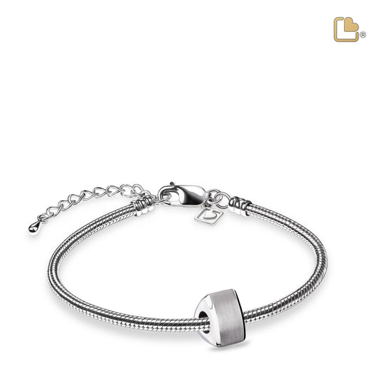 Bead: Essence - Rhodium Plated Two Tone - BD2110