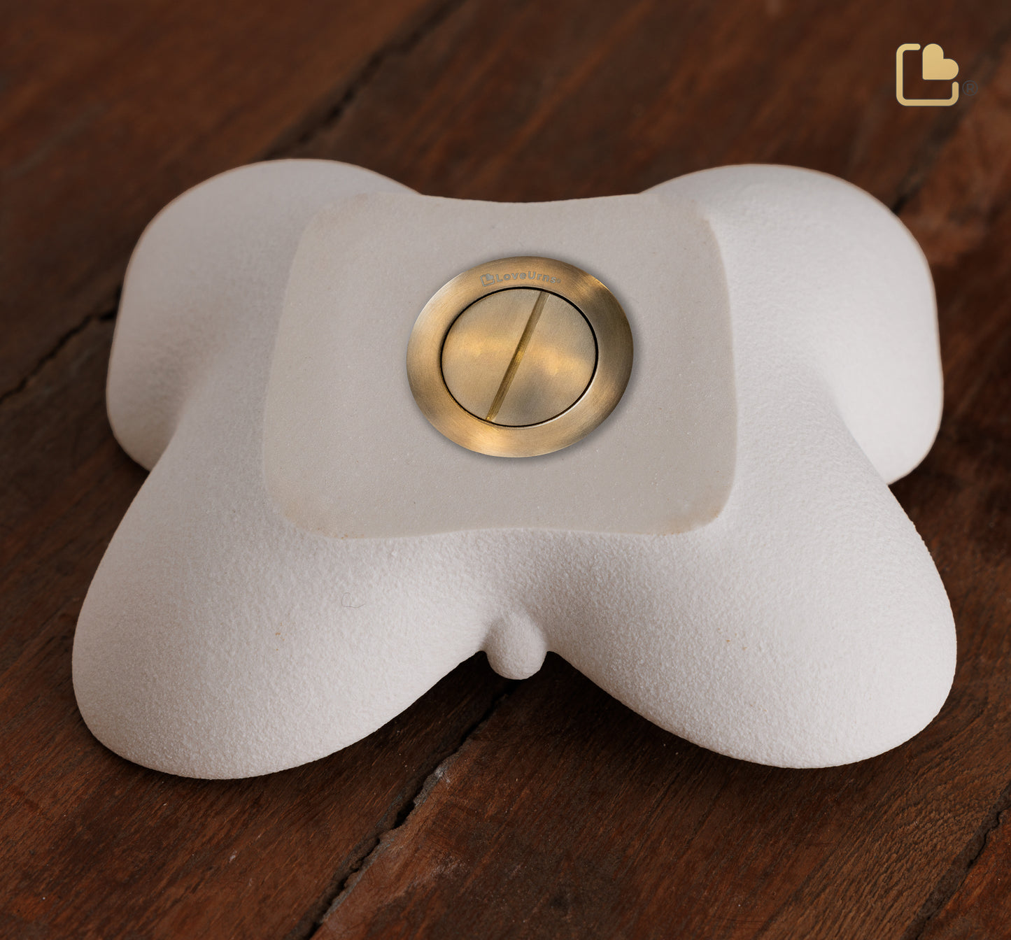 Butterfly with Heart Accent White & Berry (Keepsake) - CK180*