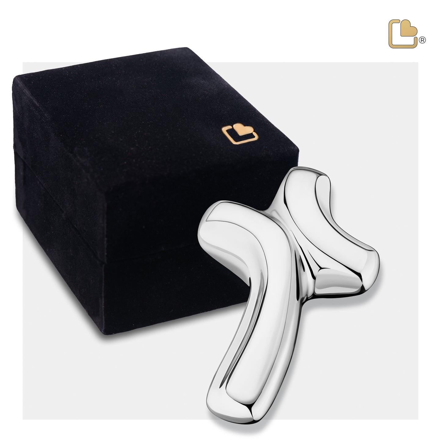 ComfortCross Polished Silver (Keepsake Cross)- K652