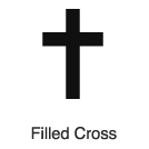 Clip-Art 1: Filled Cross