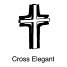 Clip-Art 1: Cross Elegant