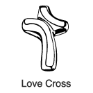 Clip-Art 1: Love Cross