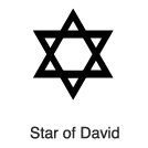 Clip-Art 1: Star of David