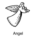 Clip-Art 1: Angel