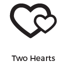 TadBlu Clip-Art: Two Hearts