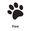 TadBlu Clip-Art: Paw