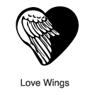 Clip-Art 1: Love Wings