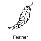 Clip-Art 1: Feather