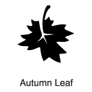 Clip-Art 1: Autumn Leaf