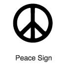 Clip-Art 1: Peace Sign