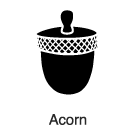 Clip-Art 1: Acorn