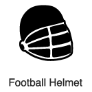 Clip-Art 1: Football Helmet