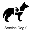 Clip-Art 2: Service Dog 2