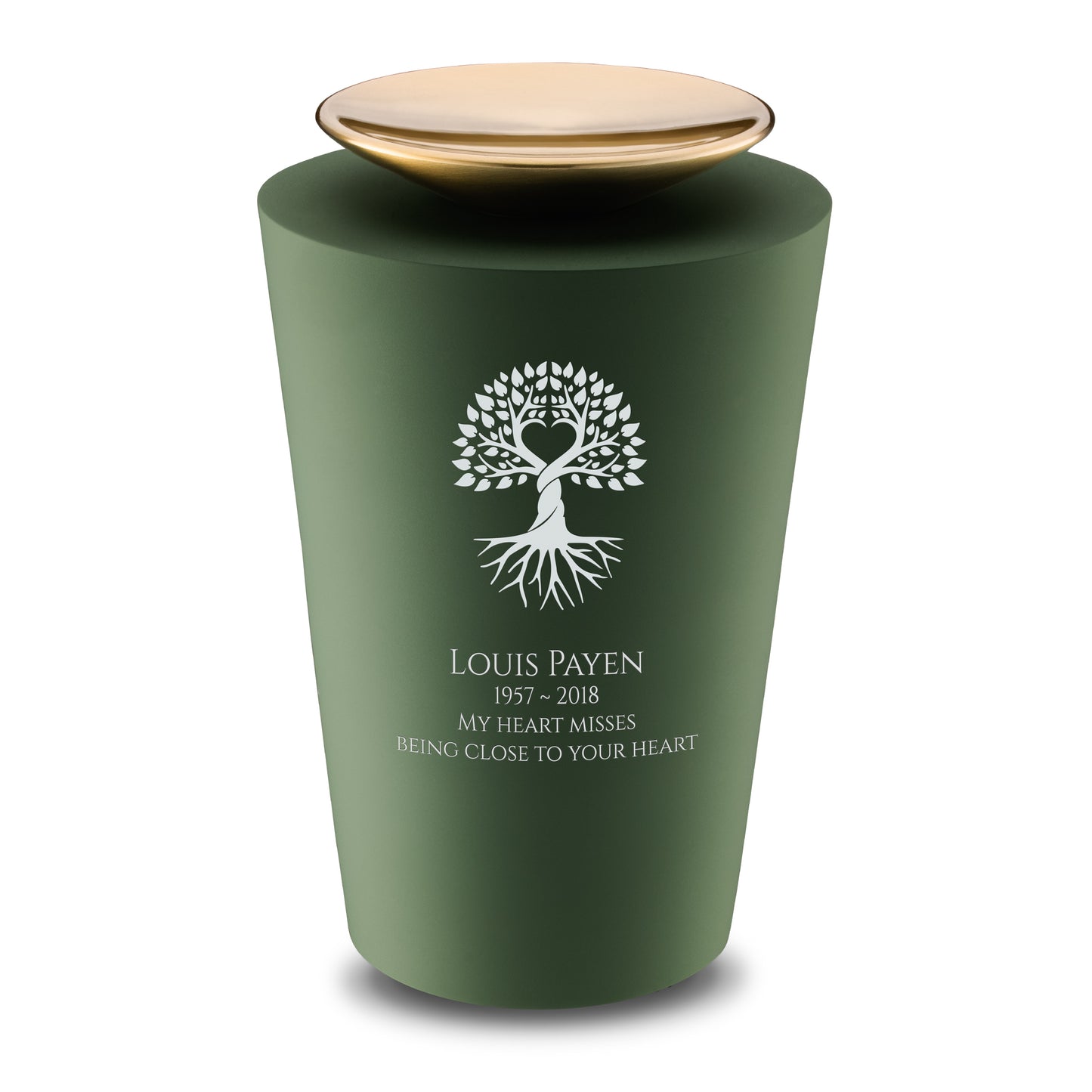 Crescent™ Tall Sage Green & Brushed Gold (Adult) - A1070*