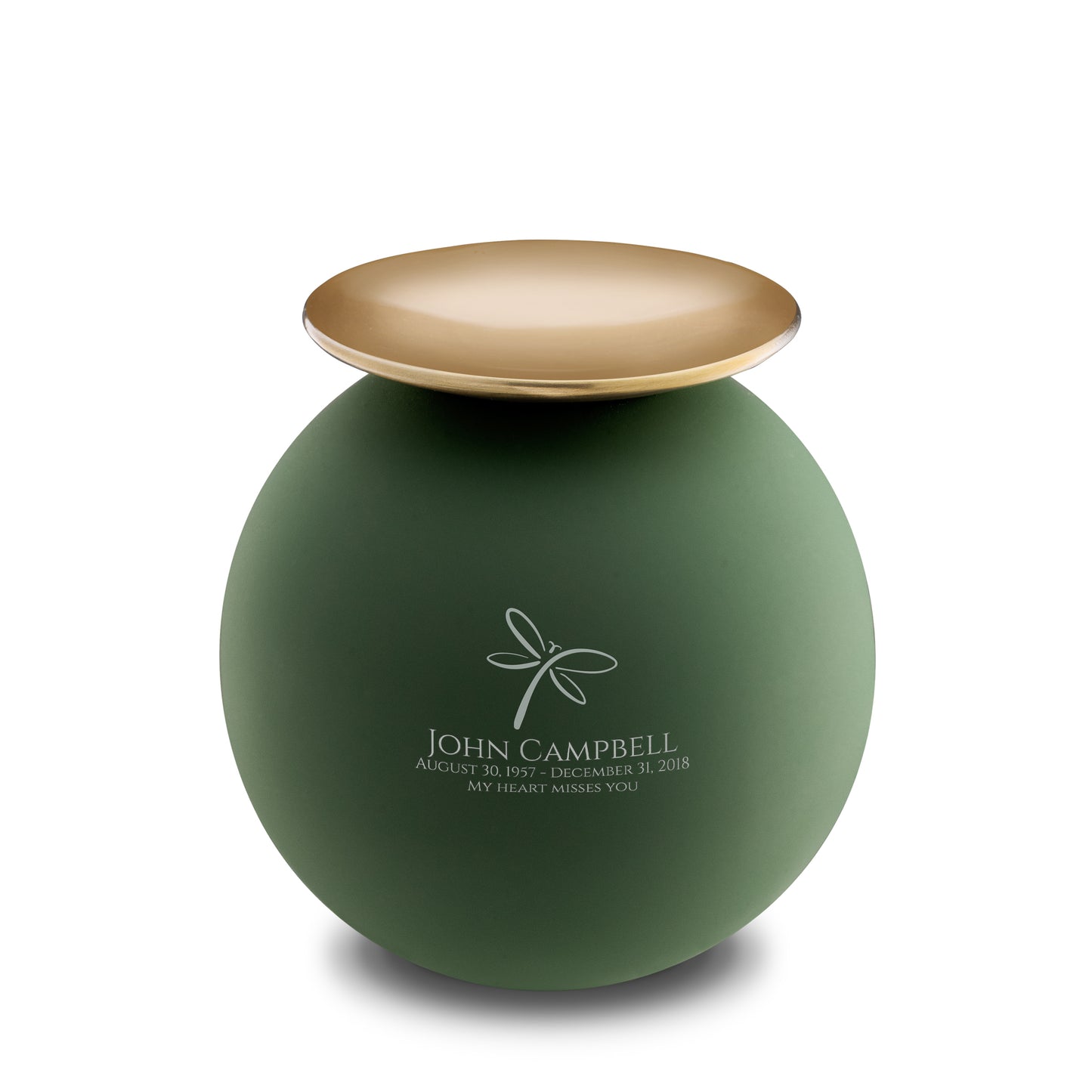 Crescent™ Sphere Sage Green & Brushed Gold (Adult) - A1071*
