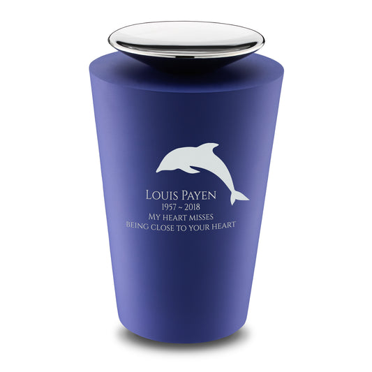 Crescent™ Tall Navy & Polished Silver (Adult) - A1072*