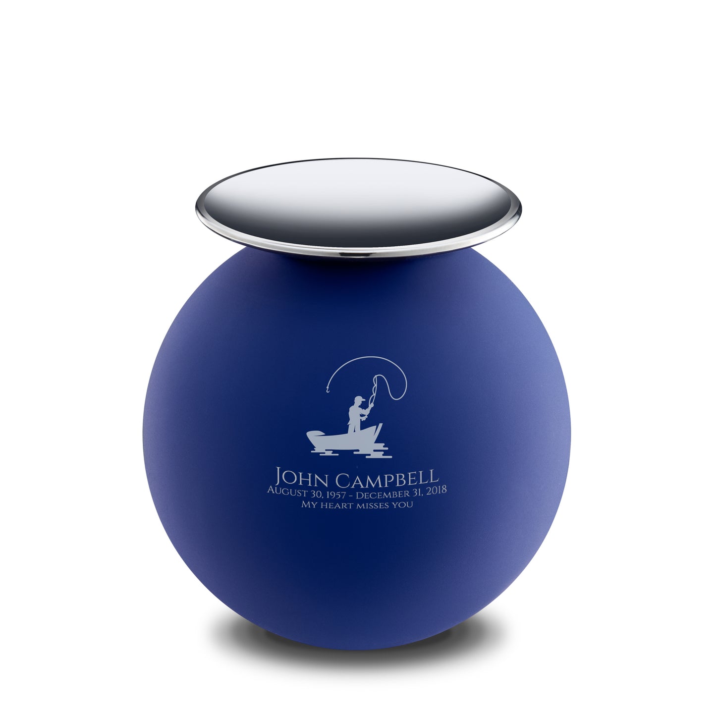 Crescent™ Sphere Navy & Polished Silver (Adult) - A1073*