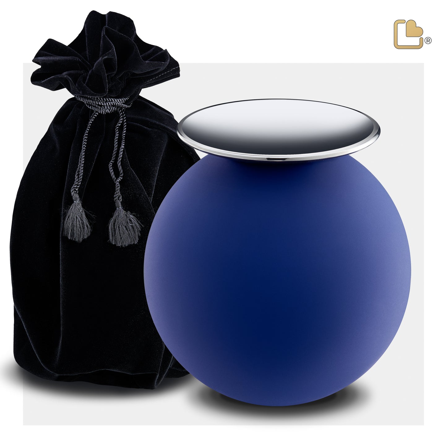 Crescent™ Sphere Navy & Polished Silver (Adult) - A1073*