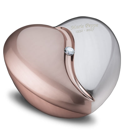 HeartFelt™ Brushed Rose Gold w/Crystal (Adult) - A1110*