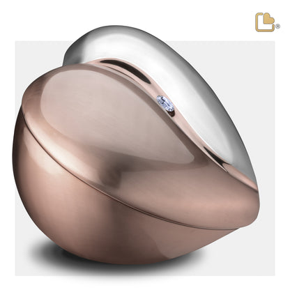 HeartFelt™ Brushed Rose Gold w/Crystal (Adult) - A1110*