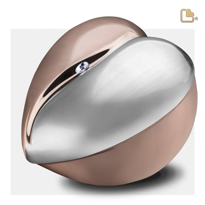 HeartFelt™ Brushed Rose Gold w/Crystal (Adult) - A1110*