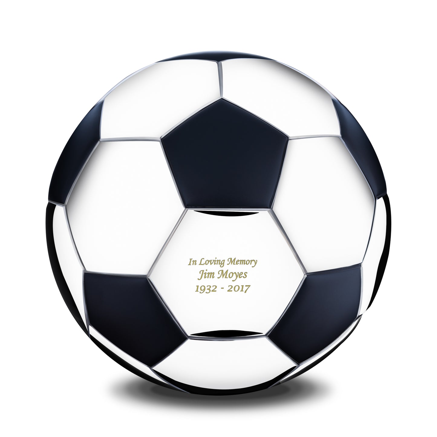 Soccer Ball Polished Silver (Adult) - A1150*