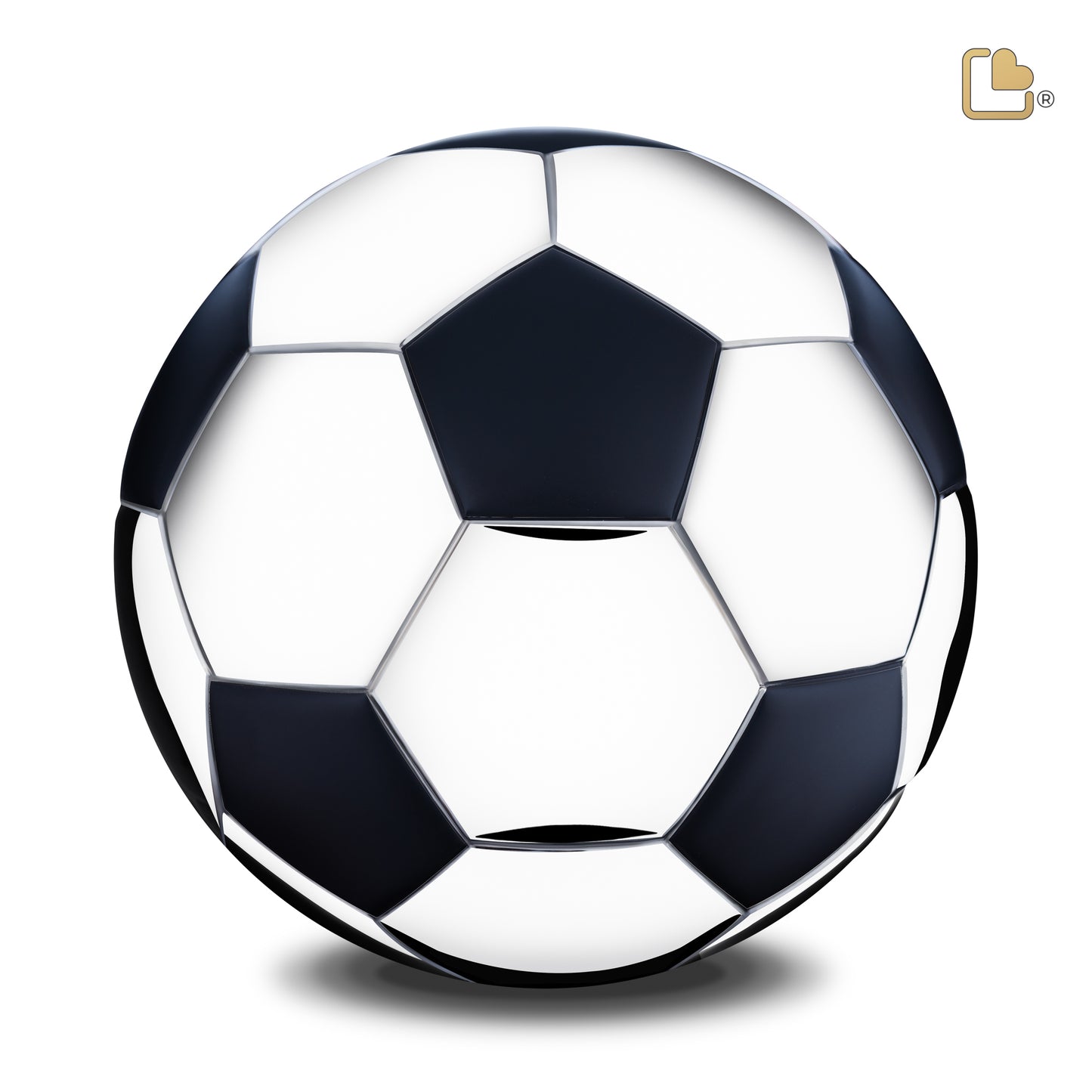 Soccer Ball Polished Silver (Adult) - A1150*