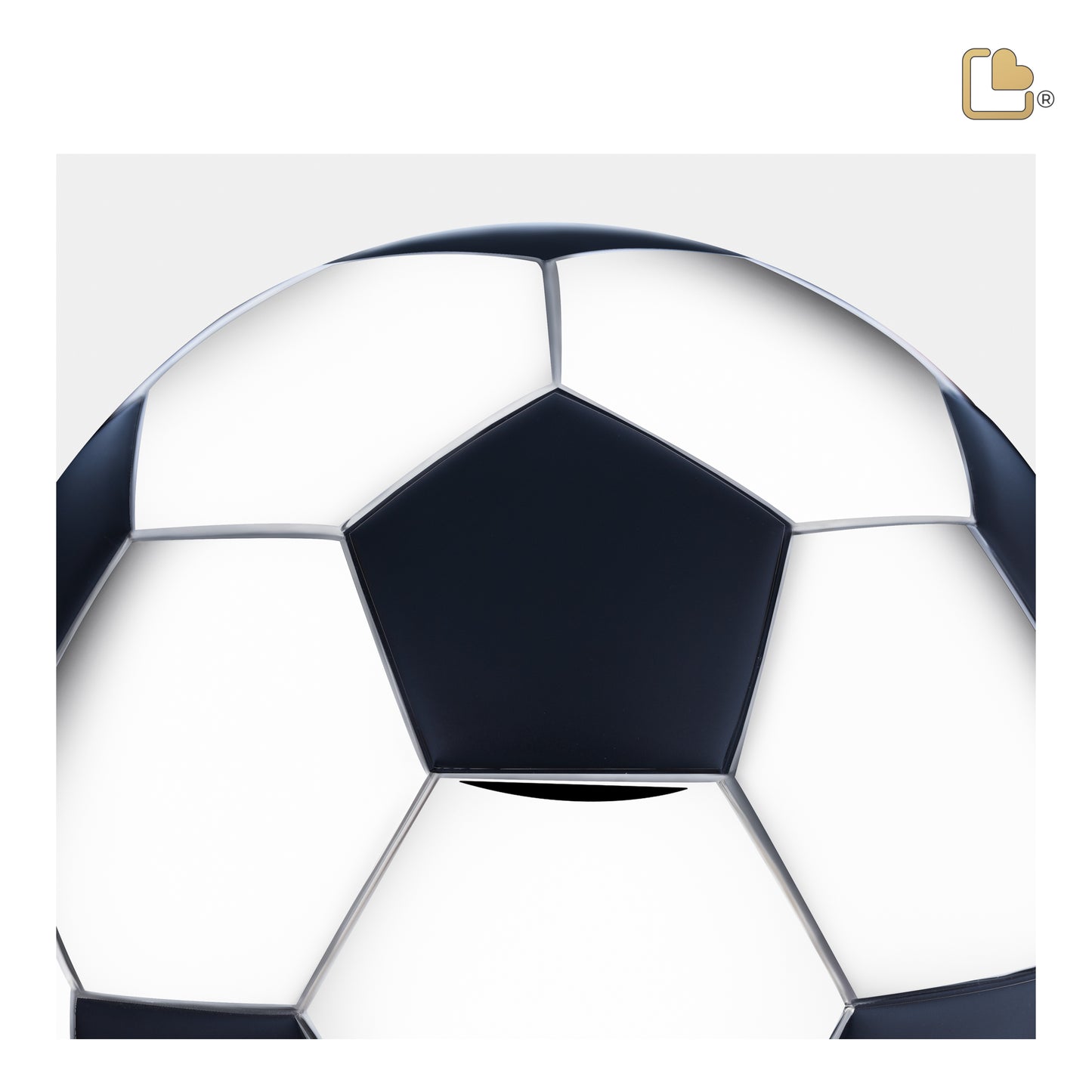 Soccer Ball Polished Silver (Adult) - A1150*