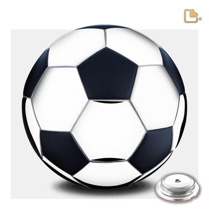 Soccer Ball Polished Silver (Adult) - A1150*