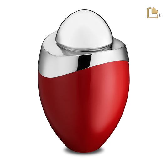 Amore™ Red & Polished Silver (Adult) - A363*