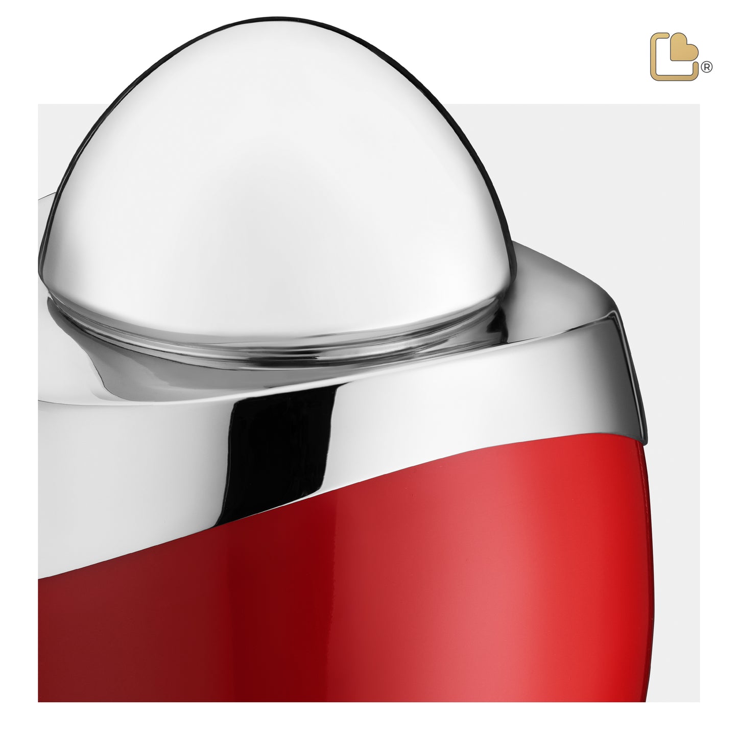 Amore™ Red & Polished Silver (Adult) - A363*