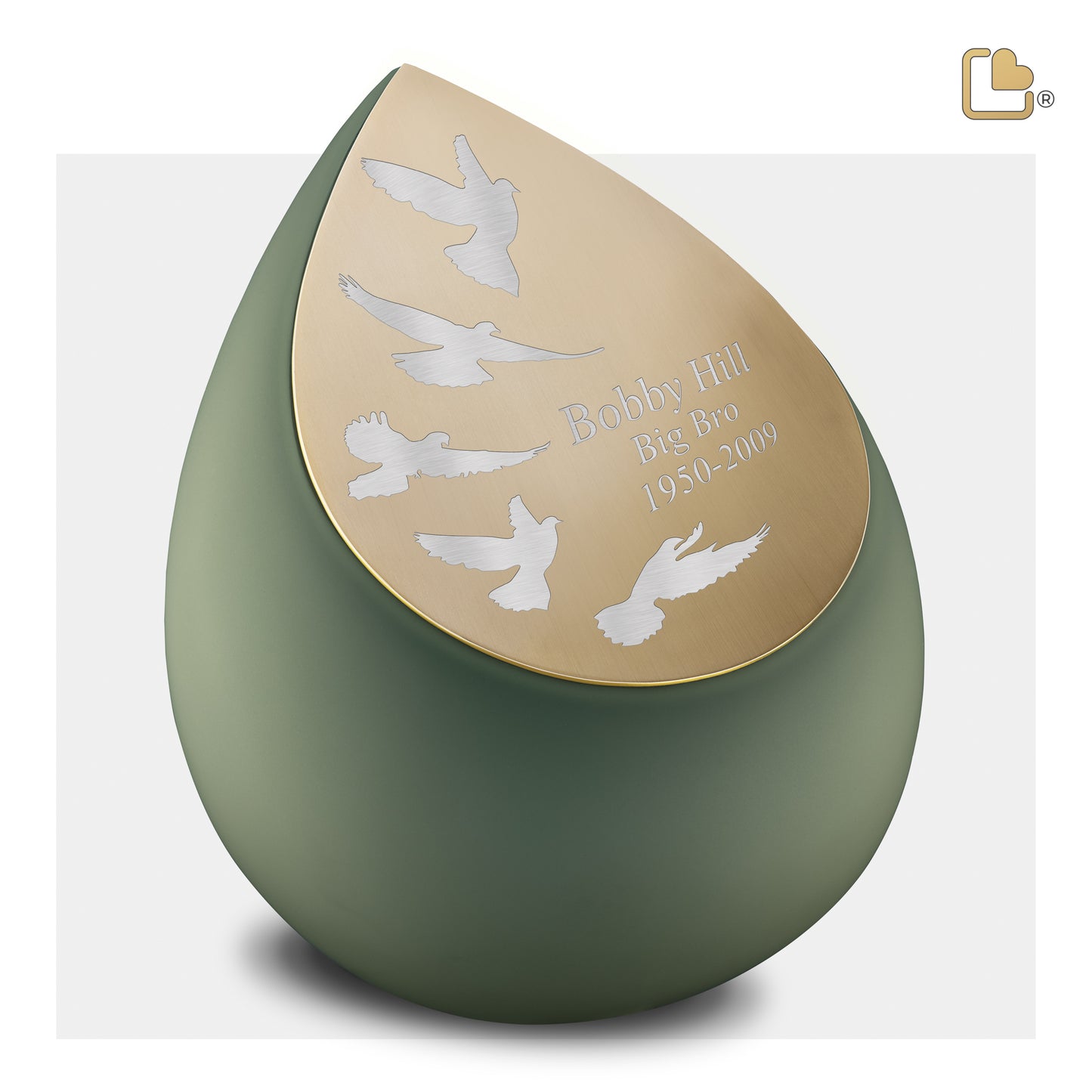 Drop™ Sage Green & Brushed Gold (Adult) - A585*