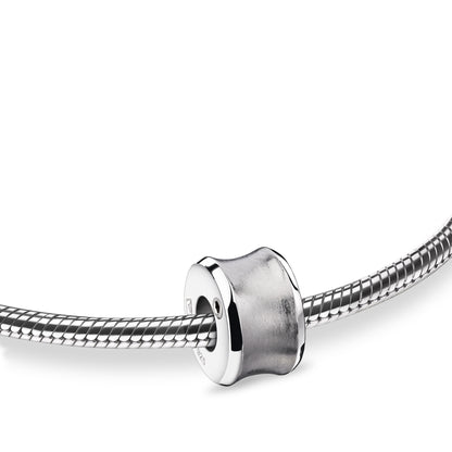 Bead: Path - Rhodium Plated Two Tone - BD2011