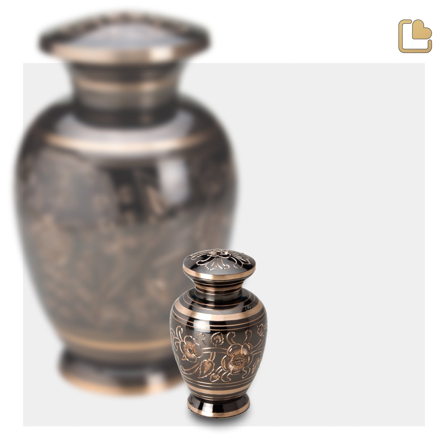 Floral Etched (Keepsake) - K124