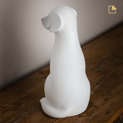 Dog Pet Urn (White) - CP190*