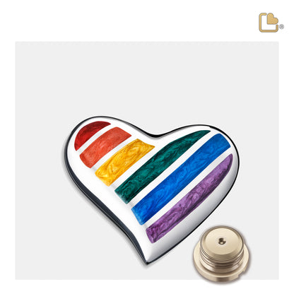 Pride Rainbow (Keepsake Heart) - H222