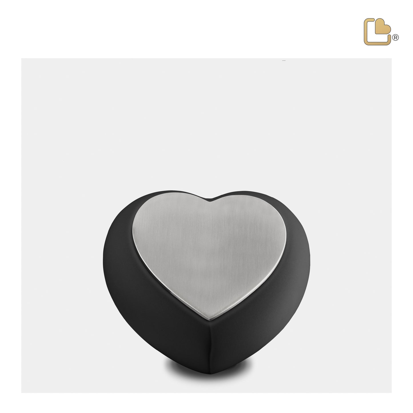 Drop Black (Keepsake Heart) - H583