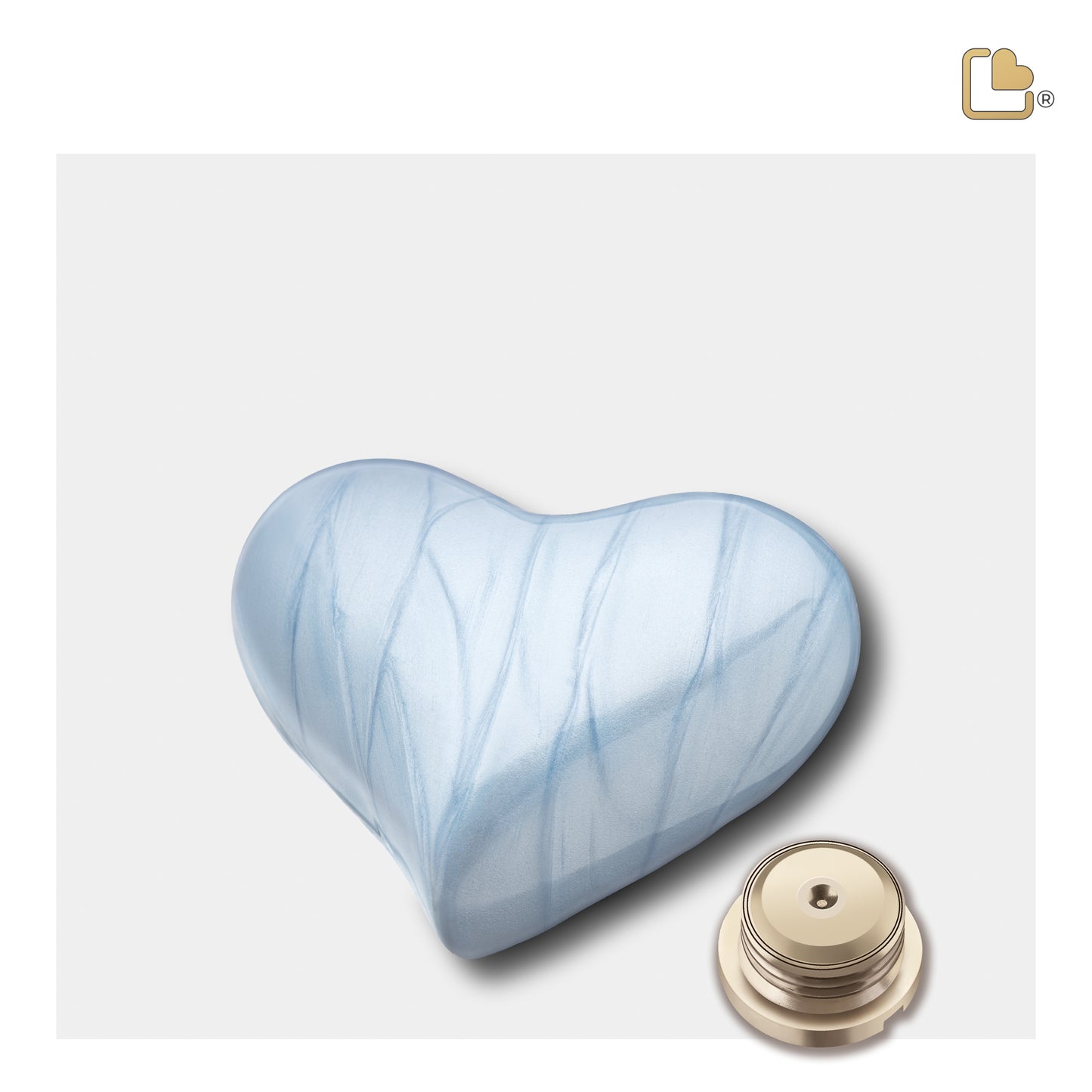 Pearl Blue (Keepsake Heart) - H668