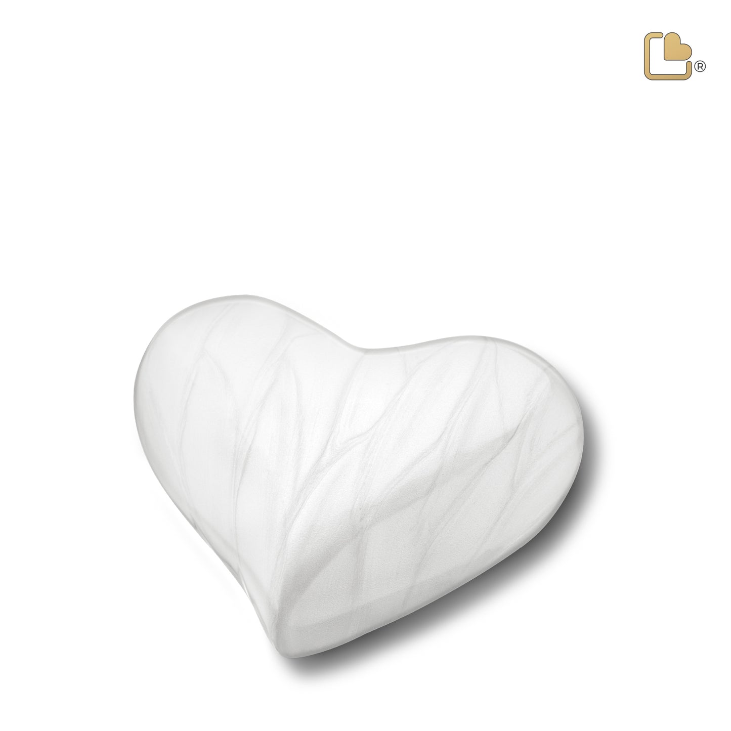 Pearl White (Keepsake Heart) - H669