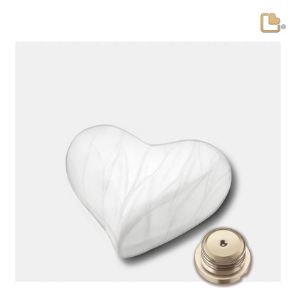 Pearl White (Keepsake Heart) - H669