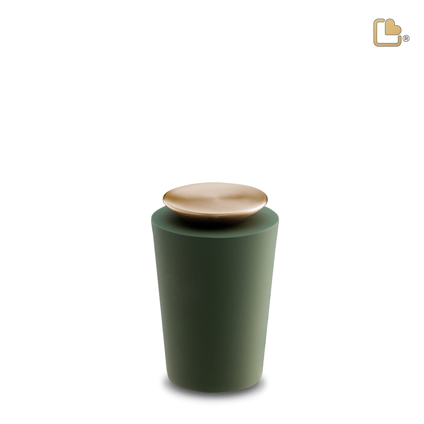 Crescent™ Tall Sage Green & Brushed Gold (Keepsake) - K1070*