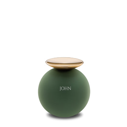 Crescent™ Sphere Sage Green & Brushed Gold (Keepsake) - K1071*