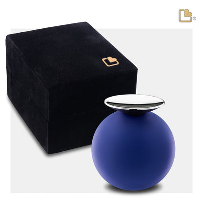 Crescent™ Sphere Navy & Polished Silver (Keepsake) - K1073*