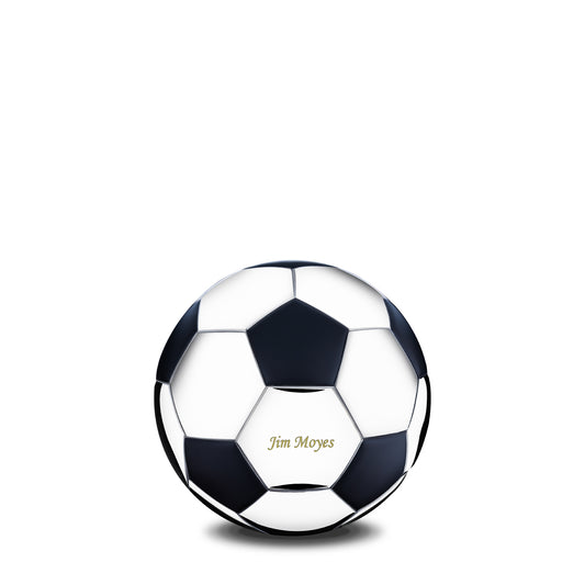 Soccer Ball Polished Silver (Keepsake) - K1150*