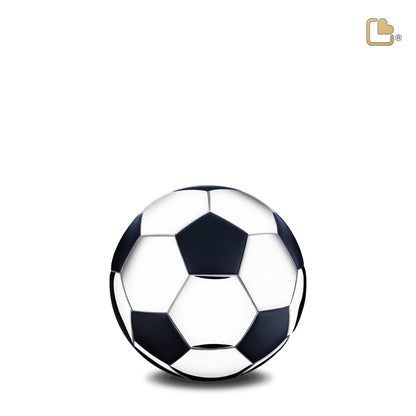 Soccer Ball Polished Silver (Keepsake) - K1150*