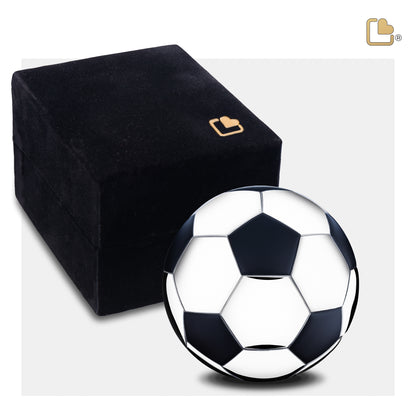 Soccer Ball Polished Silver (Keepsake) - K1150*